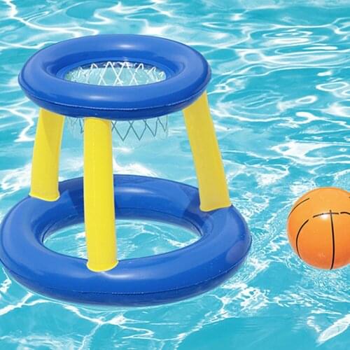 PVC Inflatable Hoop Basketball Summer Swimming Pool Toys Plastic Nylon Games Sports Toys Inflatable Floating Summer Pool Toys
