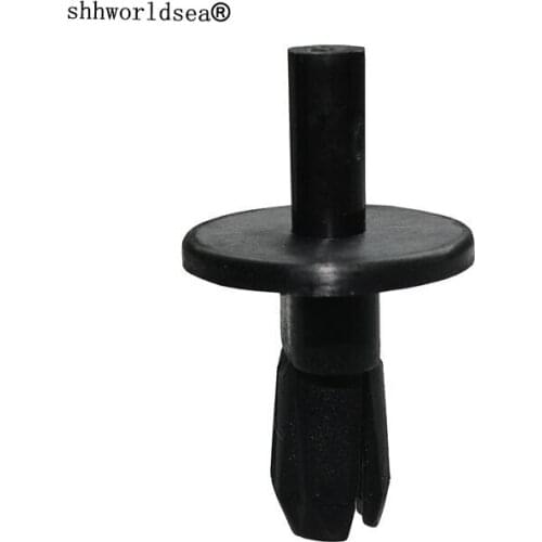 Shhworldsea 100pcs car clip& fastener grille to metal stamping retainer for ford truck 1978-ON 387944-S fits into 6.3mm hole