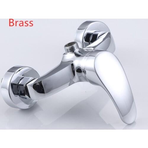 Bathroom Sink Faucet Brass Chrome Single Handle Hot And Cold Water Faucet Without Water Pipe Dual-Purpose Bathtub Faucet