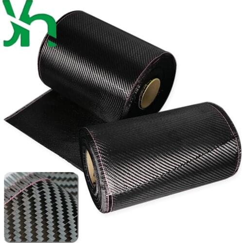 Twill 3K210g carbon fiber cloth has high modulus and is used for surface modification of automobile appearance parts
