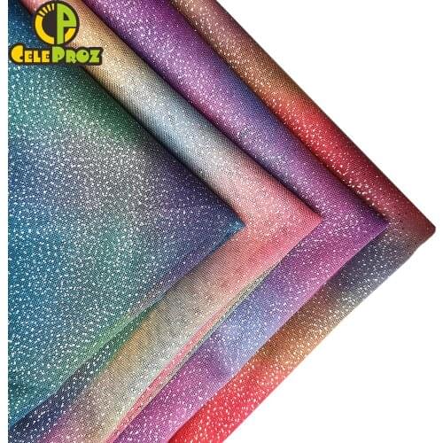 1Meter Gradient Color Tulle Fabric Rainbow Illusory Mesh Material For DIY Baby Girl Skirt Headband Garment Trimming Acceosrries