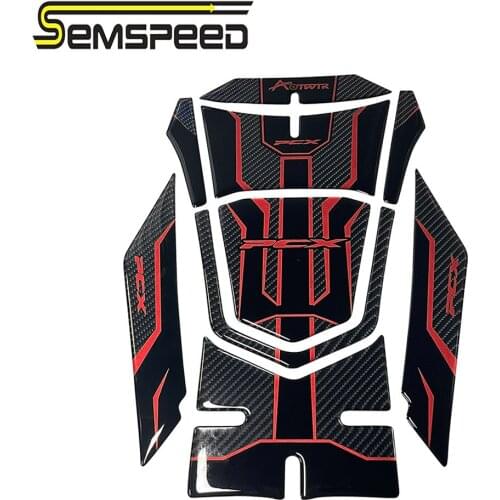 SEMSPEED For Honda 2021 PCX160 PCX125 Gas Cap Tank Pad Protection Fits PCX 125 PCX 160 Fuel Tank Pad Protector Decal Stickers