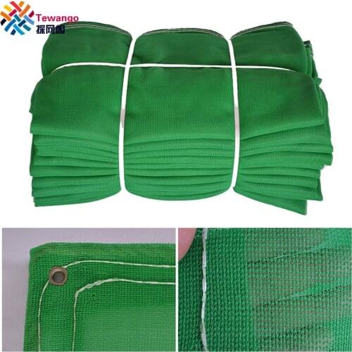 Tewango 6FTX 19FT Green Mesh Net Poly Shade Sail Safety Netting Construction Sites Scaffold Debris Fire Retardant 1.8x6 meters