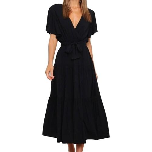 Однотонные летние платья ZNU China At AliExpress