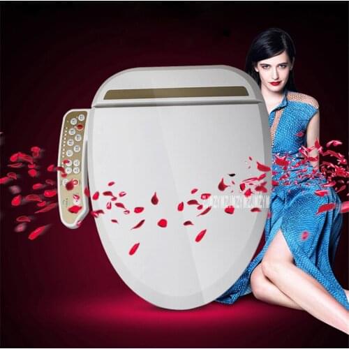 01-01 Smart Toilet Cover Household Bathroom Automatic Instant Hot Type Wc Toilet Seat Lid Electric Toilet Seat Cover 220V 1050W