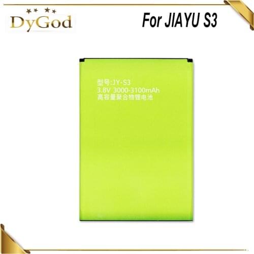 3000-3100mAh For JIAYU S3 JY-S3 Battery Rechargeable External Cell Phone Battery Bateria Batterij Accumulator AKKU PIL