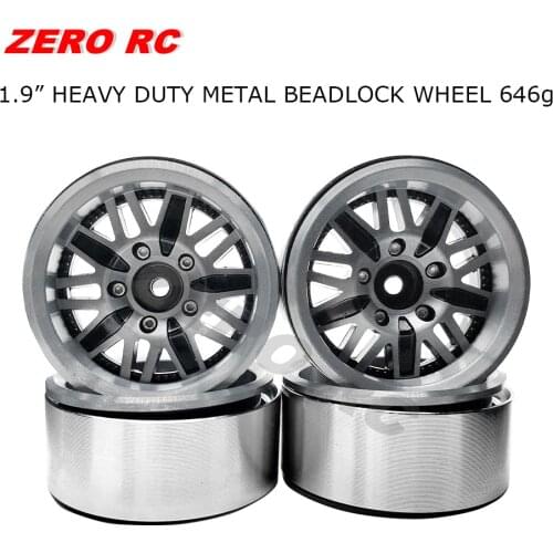 4PCS RC 1/10 Truck ALLOY 1.9" Beadlock WHEEL RIM For RC4WD D90 SCX10 Tamiya CC01 TRX-4 TRAXXAS 90046