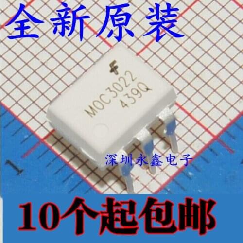 5/PC NEW Brand New & Original Moc3022 Optoisolator 3022 Direct Plug Dip6