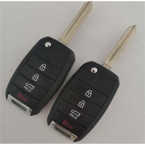 DAKATU Replacement Car Key Shell Fit For KIA K2 K5 Sorento Soul Carens Sportage Key Flip Remote Key Entry Case Fob 4 Buttons