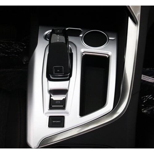Abaiwai For Peugeot 3008 GT 2017 2018 ABS Car Interior Central Console Gear Shift Panel Box Cover Trim Car Styling Accessories