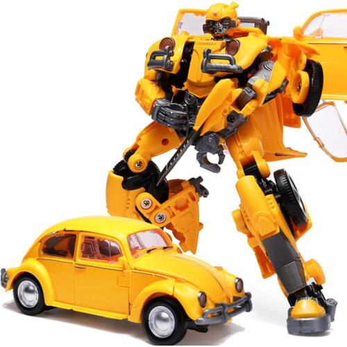 WEI JIANG Anime Transformation Toys Boy Big Size 23CM COOL Movie 5 Alloy Military Model Action Figure Oversize Robot Car Kid Toy