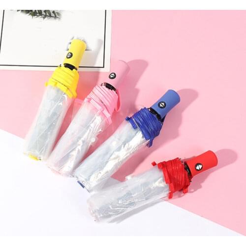 Automatic Transparent Paraguas folding Umbrella Rain Women Men Sun Rain Auto Paraguas Compact Windproof Style Clear umbrella