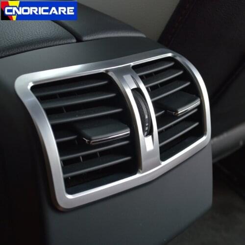 Car Rear Air Conditioning Outlet Frame Decoration Sticker Trim For Mercedes Benz E Class W212 180 200 260 300 2013-15