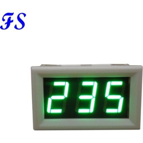 Power Supply DC3.3-30V LED Digital Voltmeter DC 10V 30V 100V 300V 600V DC Voltage Tester Volt Meter Volt Panel Meter White Cover