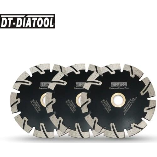 DT-DIATOOL 1pc Hot pressed Deep Teeth Diamond Circular Saw Blades Cutting Disc for cutting Granite Stone Concrete Dia 115mm/4.5"