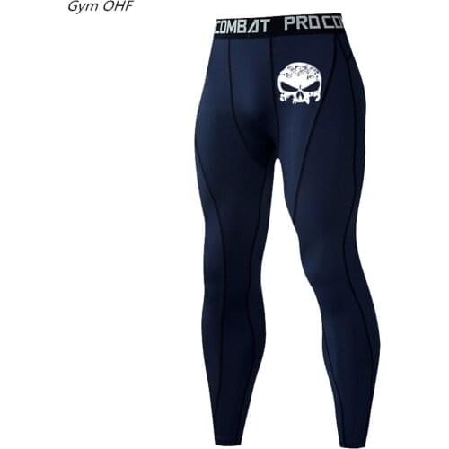 Breathable Running Leggings Sport Jogging Training MMA Boxing Pants Male Gym Fitness Workout Tights Pants Mens Sports Trousers