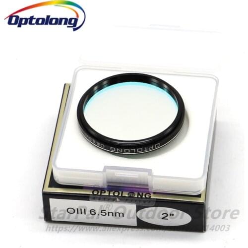 OPTOLONG Filter 2 Inch OIII-CCD 6.5nm for Astronomical Telescope Professional Narrow Band Filter for Deep Sky 2" Mounted LD1012D