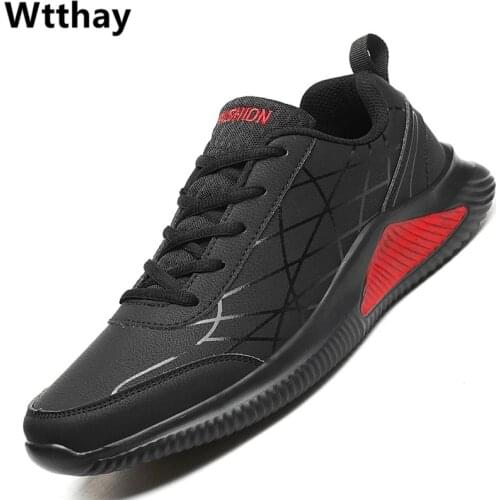 Leather Men Shoes Casual Shoes Men Brand Designer Outdoor Men Sneakers Breathable Mens Walking Shoes Trainers Zapatillas Hombre