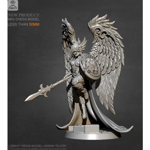 50mm Resin model kits figure colorless and self-assembled TD-2787
