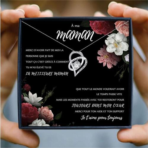 Heart Mother Necklace Women Jewellry To My Mom Birthday Mothers Day Gift Necklaces