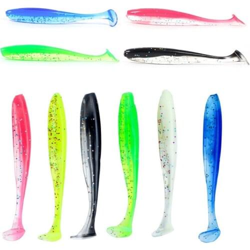 10pcs/Lot Fishing Lures Wobblers Carp Fishing Soft Lures Silicone Artificial Baits Fishing Goods Lures for Fishing Shiner Lures