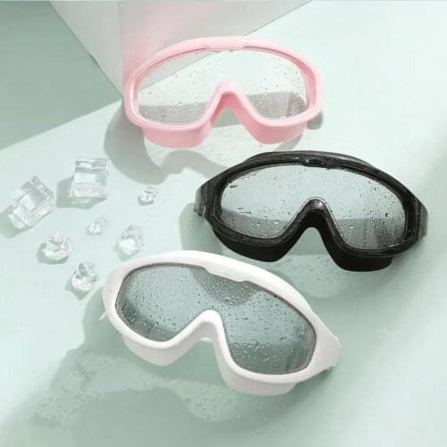 HD Professional Swimming Goggles Big Pool Glasses Silicone Optical Waterproof Eyewear Adult Accessories Diving Mask For Swimming
