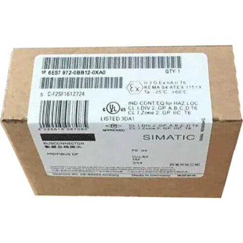 Warehouse spot photos, Original New,1 year warranty 6ES7 972-0BB12-0XA0 6ES7972-0BB12-0XA0