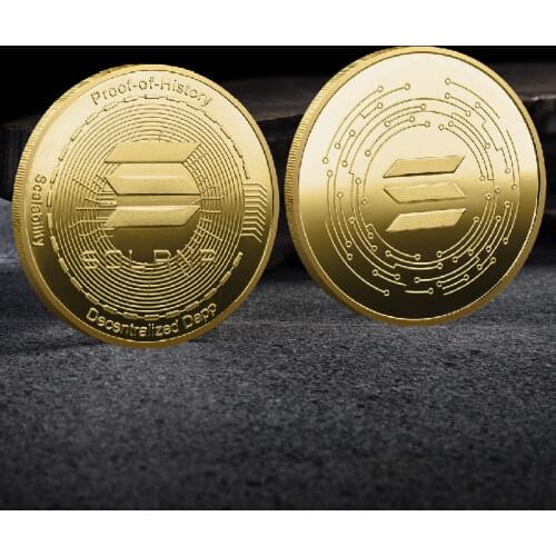 FLC Ripple Non-currency Coin Physical Silver and Gold Plated Commemorative Crypto Coin Cryptocurrency Collectible Great Gift