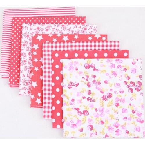 Fabric For Sewing Geometric Printing Linen Cotton Fabrics Sewing Accessories Curtain Table Cloth For DIY Handmade Materials