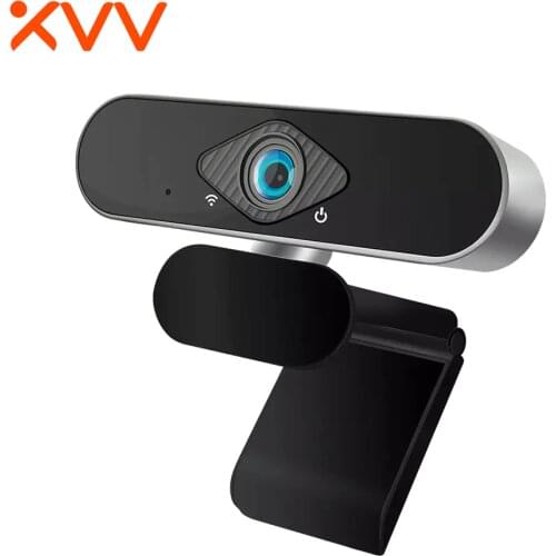Xiaovv Laptop PC USB Web Camera 1080P HD 200W Pixels Auto Focus 150° Super Wide Angle Webcast Noise Reduction with Mic Gifts