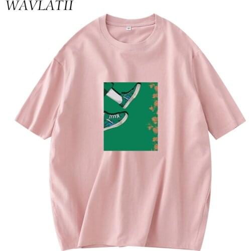 Women's Cotton T-Shirts WAVLATII China