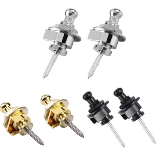 T4MF Guitar Strap Lock, 1Piece of Locks for Guitar Straps, Buttons for Antiblock Guitar Straps for Electric Bass Straps