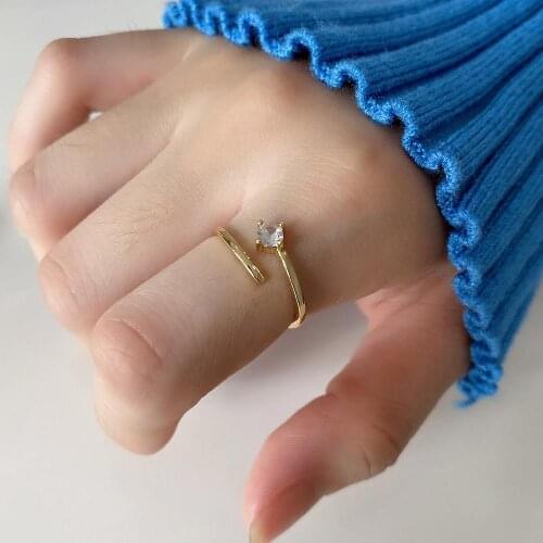 Meteor joint ring / tail ring minimalist fashion female 925 sterling silver ring design sense ins opening ring
