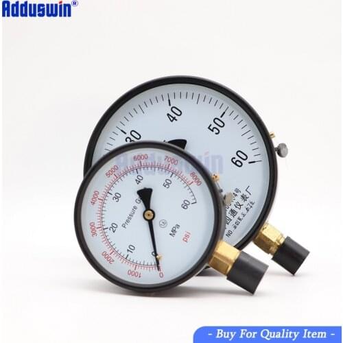 0-60MPA pressure gauge for S60H diesel injector nozzle tester, common rail injector tester tool