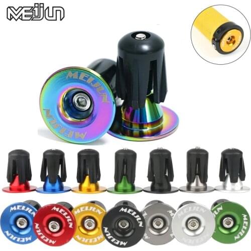 MEIJUN Aluminum Alloy stuffed bicycle handle sleeve cap to block mountain road handlebar folding bike lock screw plug plug