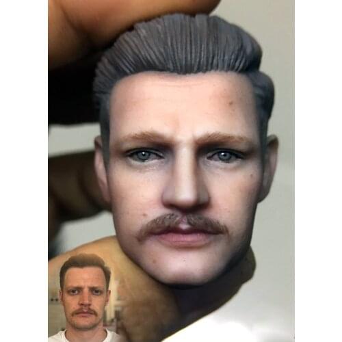Estartek 3D Print Customized 1/6 Head Scuplt As Photos Finish Painting for Action Figure DIY
