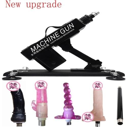 5 Accessories Sex Machine Version Stronger Automatic Sex Machine Gun Vibrator Love Machines Masturbator For Woman Sex Products