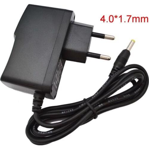 50PCS High quality 4.5V 1A AC 100V-240V Converter Switching power adapter DC 1000mA Supply EU Plug DC 4.0mm x 1.7mm