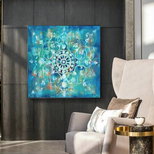 Abstract Flowr Picture Wall Poster Modern Style Canvas Print Painting Art Aisle Flower Pattern Living Room Unique Decoration