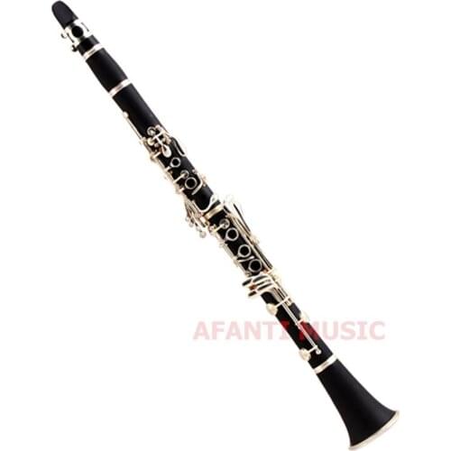 Afanti Music Falling Tune B / Hard Rubber / Nickel button Clarinet
