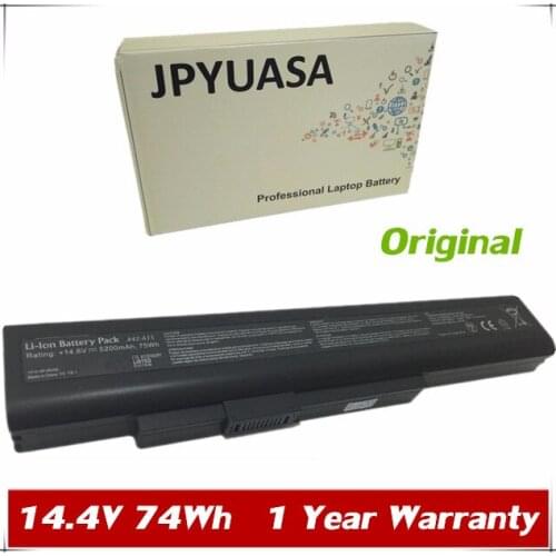 7XINbox 14.4V 74Wh 5200mAh Original Laptop Battery For MSI CR640DX CR640MX CR640X CX640DX CX640MX CX640X P6631 P6815 P7621 P7815