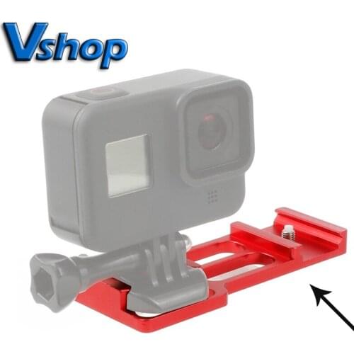 Action Camera Accessories 20mm Rail Side Mount Compatible For GoPro HERO9 Black / HERO8 Black /7 /6 /5 /5 Session /4 Session