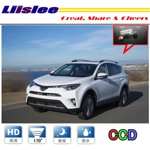 LiisLee Car Camera For TOYOTA RAV4 Hybrid 2016~2018 rearview Rear View Back Up Camera For PAL / NTSC | CCD + RCA Connector