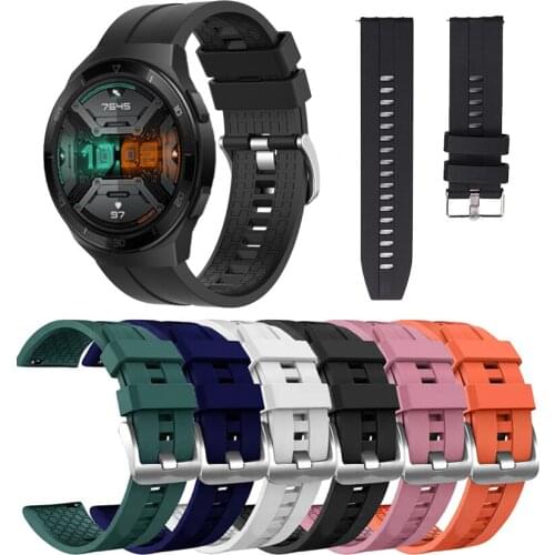 For Honor Magic 246mm Bracelet For Huawei Watch GT2e Strap Silicone Sport Replacement Watch Band for Huawei Watch Wristband