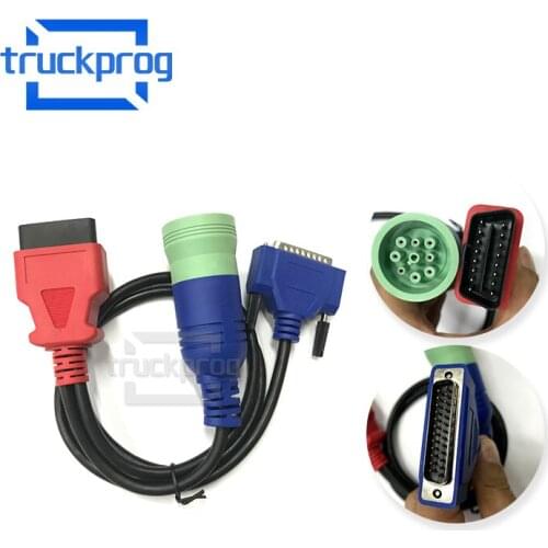 OBD2 to 9 Pin Diagnostic Cable for universal Diesel Engine Diagnostic tool for Portocol Adapter 5 OBDII Connector Cable