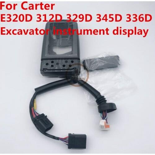 For Carter E320D 312D 329D 345D 336D Excavator instrument display shell/instrument shell high-quality accessories free shipping