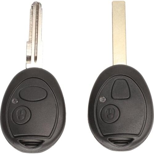Kutery 2 Buttons Remote Car Key Shell Case For BMW Mini Cooper R53 R50 For Land Rover Discovery 75 Z3 Z4 X3 X5 E46 E39 E36 E34