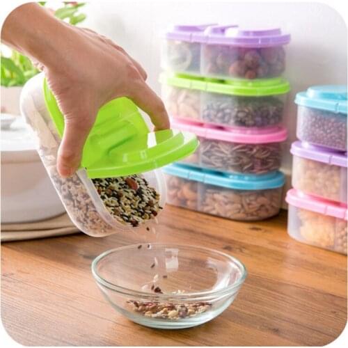 Lunch Box Food Container Plastic Portable Camping Picnic Folding Fruit Container Fridge Microwave Home Decoration Accessories