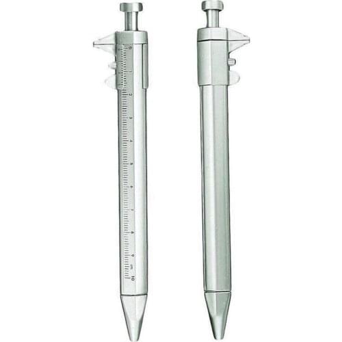 Multifunction Gel Ink Pen Vernier Caliper Ballpoint Pen 2 Colors Students Roller Ball Pen Stationery Drop shipping