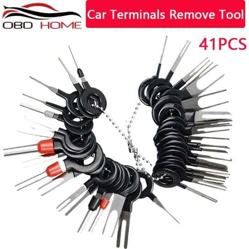3/11/21/36/39pcs Automotive Plug Terminal Remove Tool Set Key Pin Car Electrical Wire Crimp Connector Extractor Kit Accessories